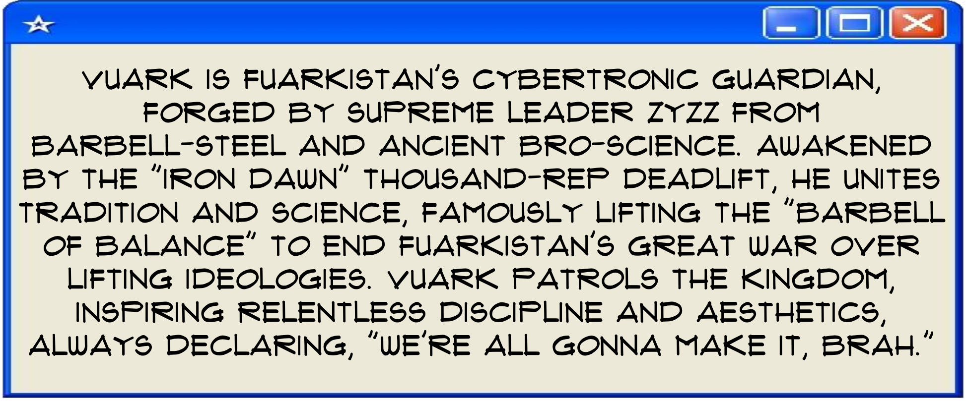 Vuark Origin Text